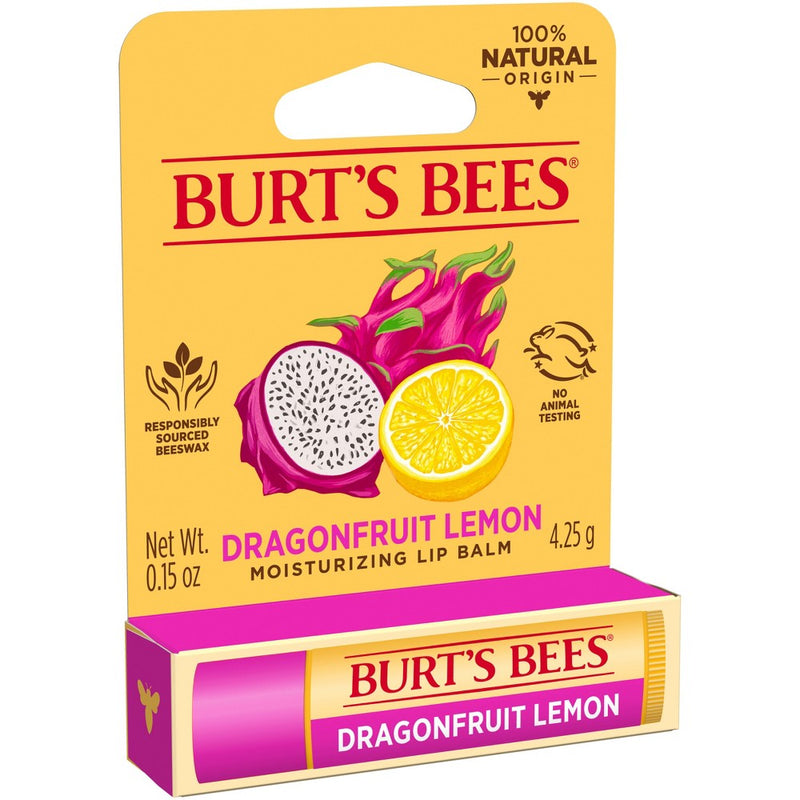 Burt's Bees Dragonfruit Lemon Lip Balm - 0.15oz
