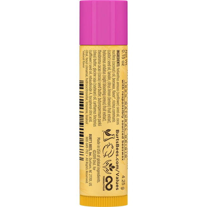 Burt's Bees Dragonfruit Lemon Lip Balm - 0.15oz