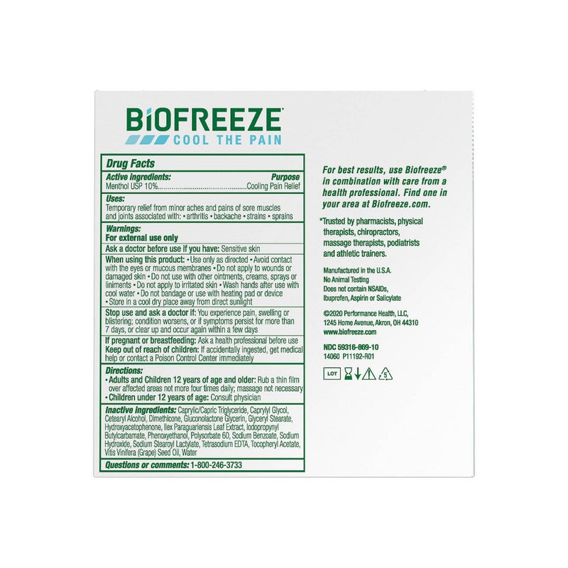 Biofreeze Pain Relieving Cream - 3oz