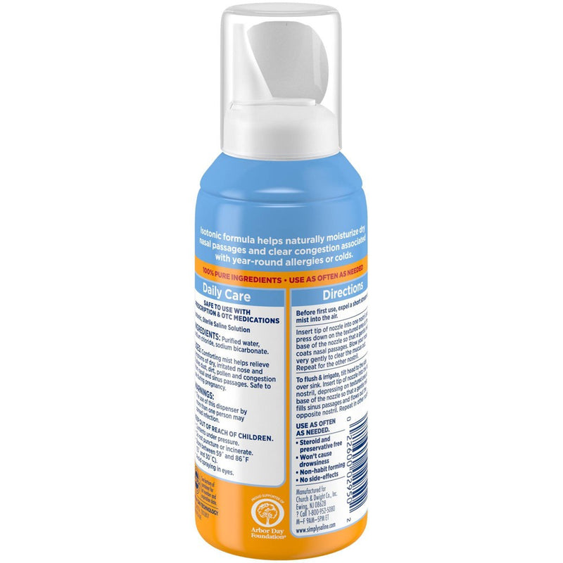 Simply Saline Nasal Care Daily Relief Mist Spray - 4.5oz