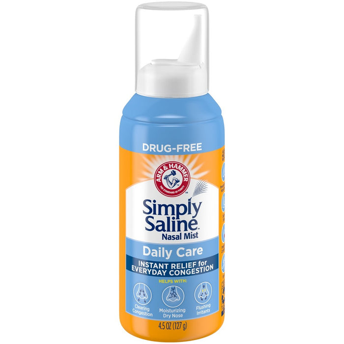 Simply Saline Nasal Care Daily Relief Mist Spray - 4.5oz