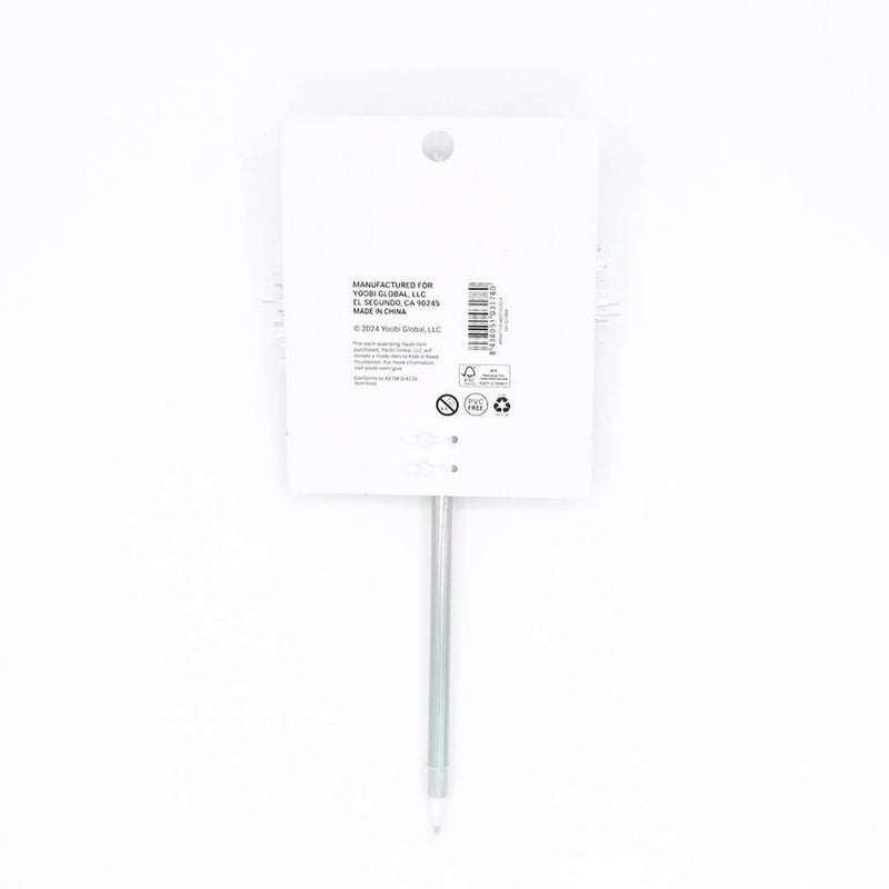 Yoobi Ballpoint Pen Pom Pom Holographic Tinsel Black Ink