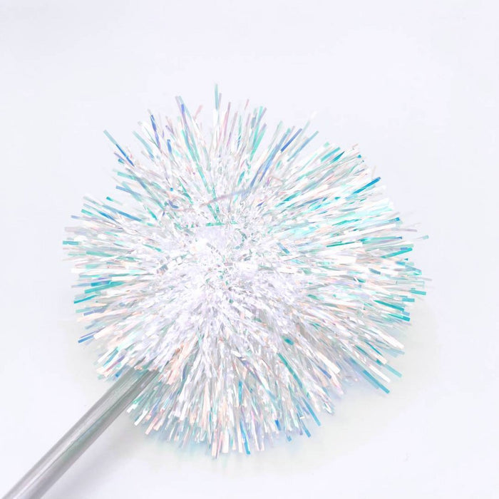 Yoobi Ballpoint Pen Pom Pom Holographic Tinsel Black Ink