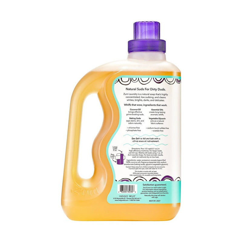 Zum Laundry Soap - Sea Salt - 64 fl oz