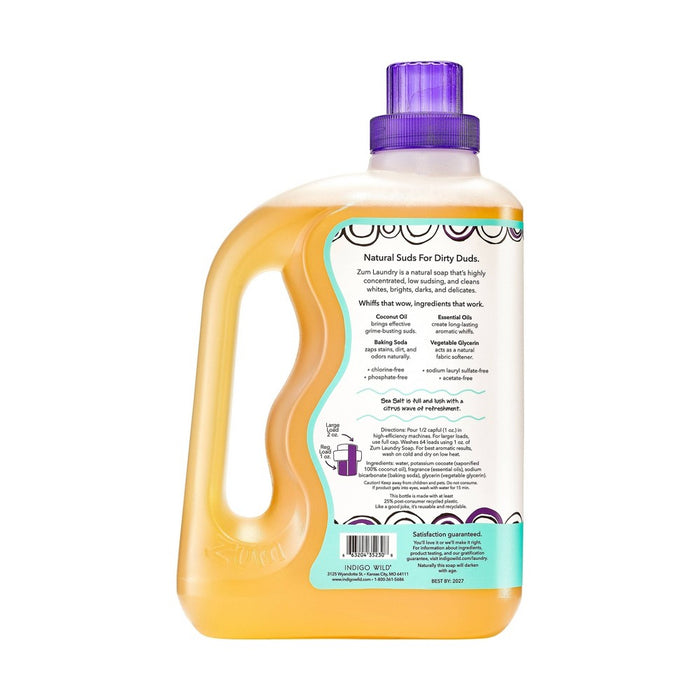 Zum Laundry Soap - Sea Salt - 64 fl oz