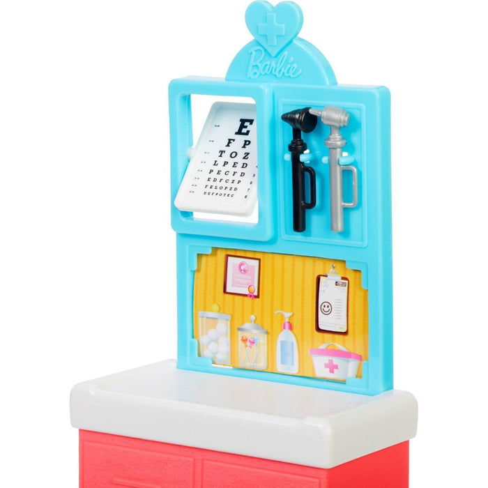 Barbie Pediatrician Doll and Doctor Playset with Accessories, Pink Scrubs