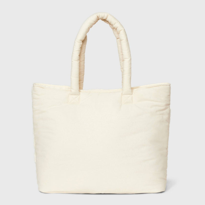 Terry Tote Handbag - Shade & Shore White
