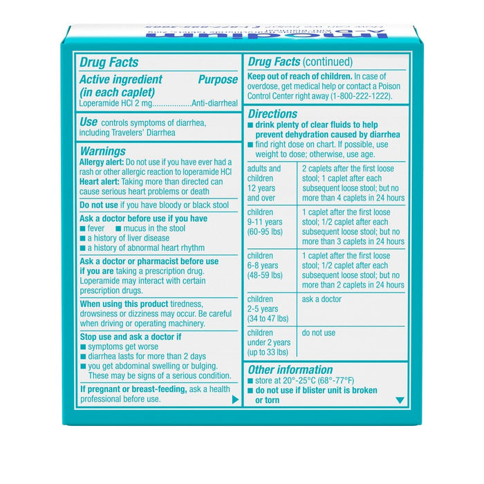 Imodium Anti-Diarrheal caplets - 24ct