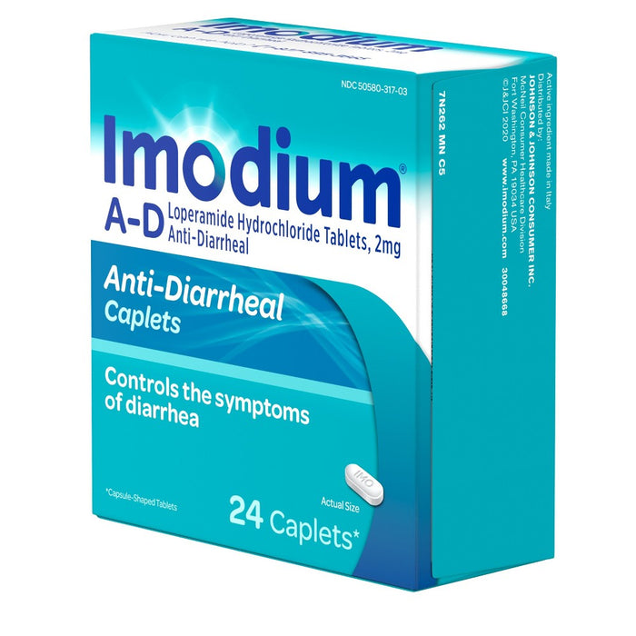 Imodium Anti-Diarrheal caplets - 24ct