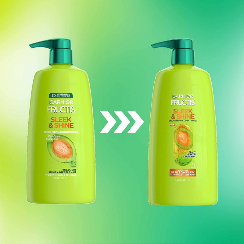 Garnier Fructis with Active Fruit Protein Sleek & Shine Conditioner - 33.8 fl oz
