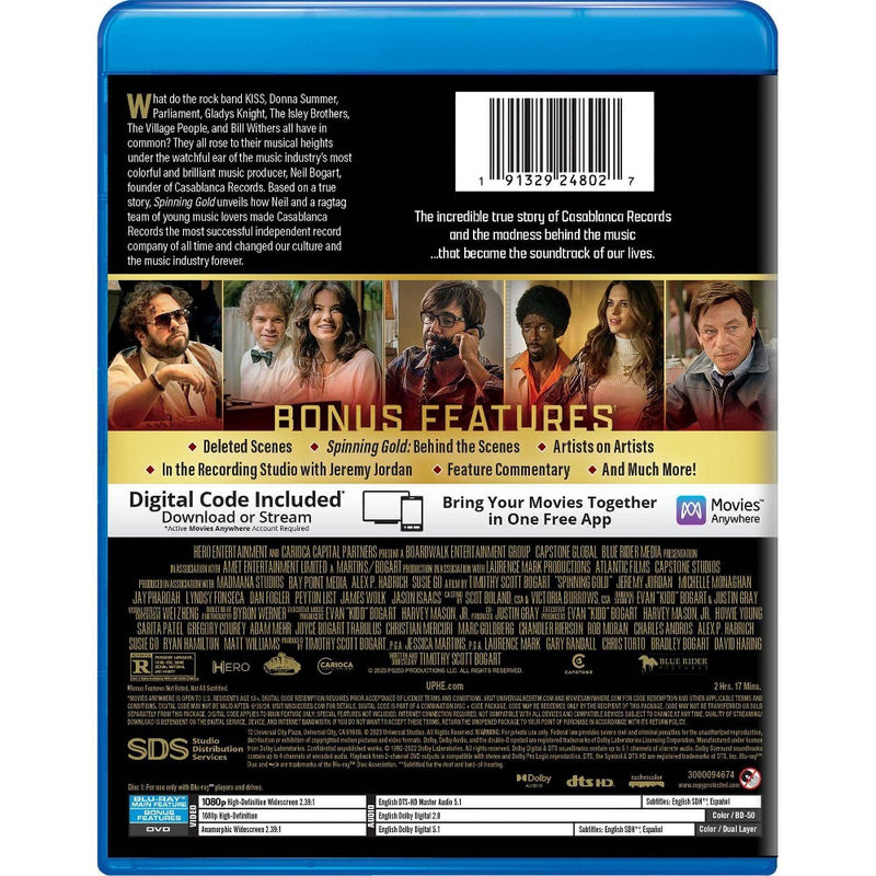 Spinning Gold (Blu-ray) *ADD 3 TO YOUR CART & 1 IS FREE!*