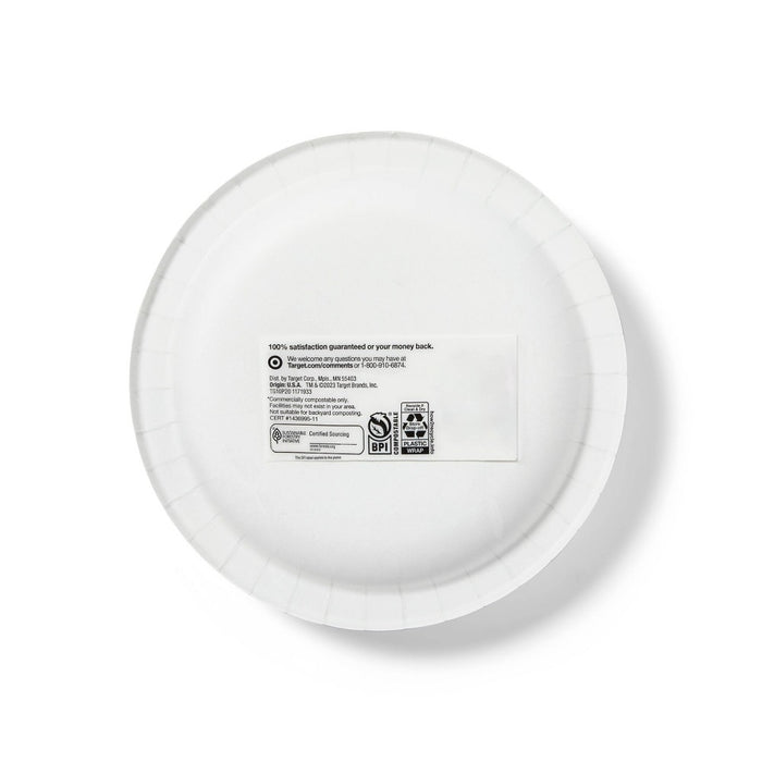 Holiday Disposable Dinnerware Plate 8.5" - Merry - 40ct - up & up