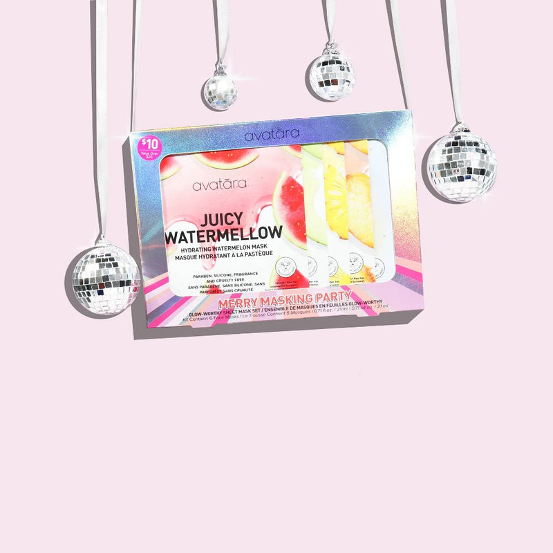 Avatara Merry Masking Party Facial Treatment Gift Set - 4.26 fl oz/6pc
