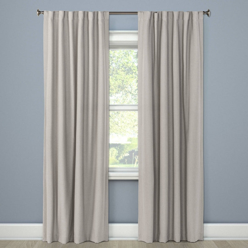1pc 50"x108" Blackout Aruba Window Curtain Panel Gray - Threshold