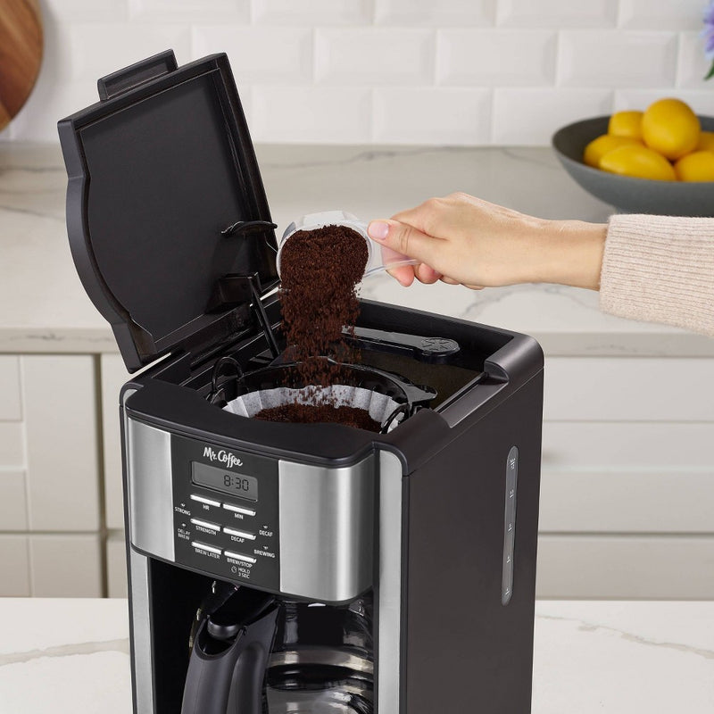 Mr. Coffee 12-Cup Programable Coffee Maker Black/Stainless Steel