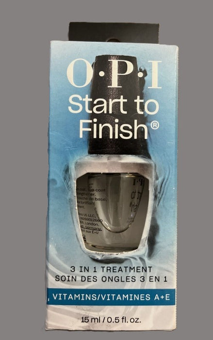 OPI Start to Finish Base Coat Top Coat Nail Strengthener - 0.5 fl oz