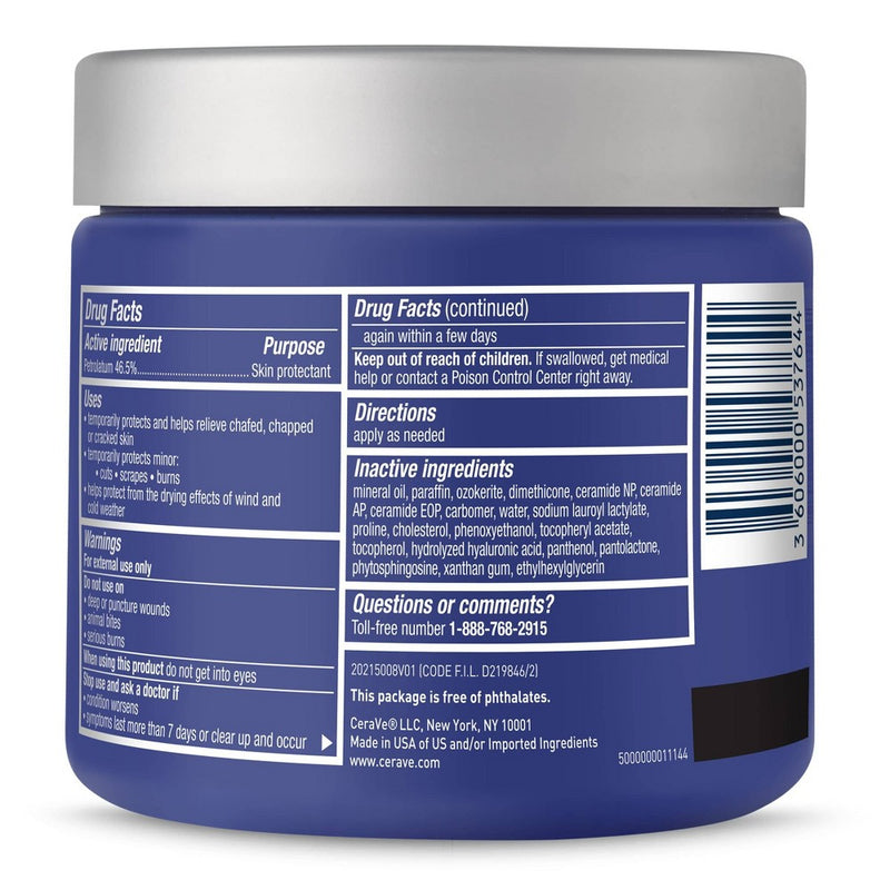 CeraVe Healing Ointment Skin Protectant, Non-Greasy Unscented - 12oz