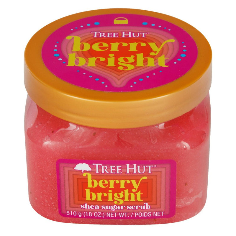 Tree Hut Berry Bright Shea Sugar Body Scrub - 18oz