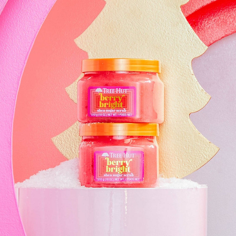 Tree Hut Berry Bright Shea Sugar Body Scrub - 18oz