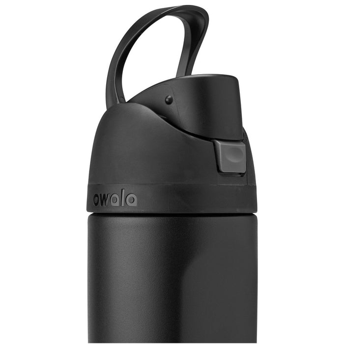 Owala 16oz Kids' FreeSip Stainless Steel Water Bottle - Black