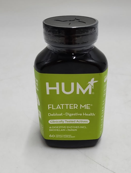 HUM Nutrition Flatter Me Digestive Enzymes - 60ct EXP 05/2026