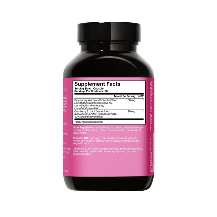 HUM Nutrition Private Party Probiotics Capsules for Vaginal & Urinary Tract Health - 30ct