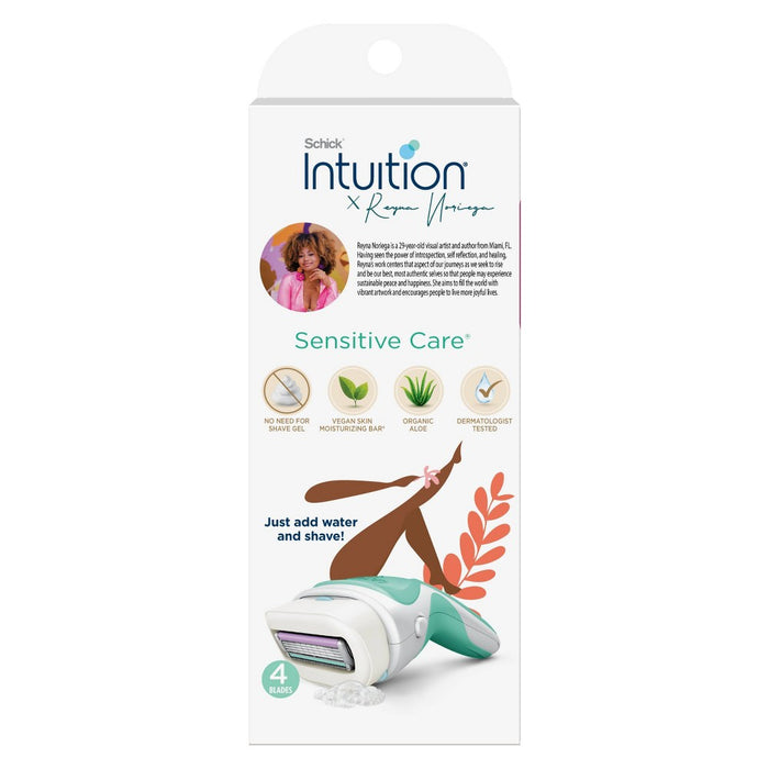 Schick Intuition Reyna Women's Razor - 1 Razor Handle and 2 Refills