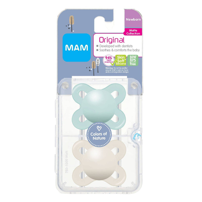 MAM Matte Start Pacifier - Unisex - 2pk