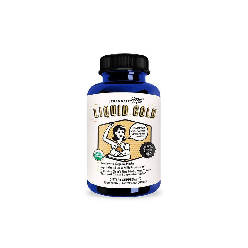 Legendairy Milk Liquid Gold Lactation Vegan Supplement - 180 Capsules
