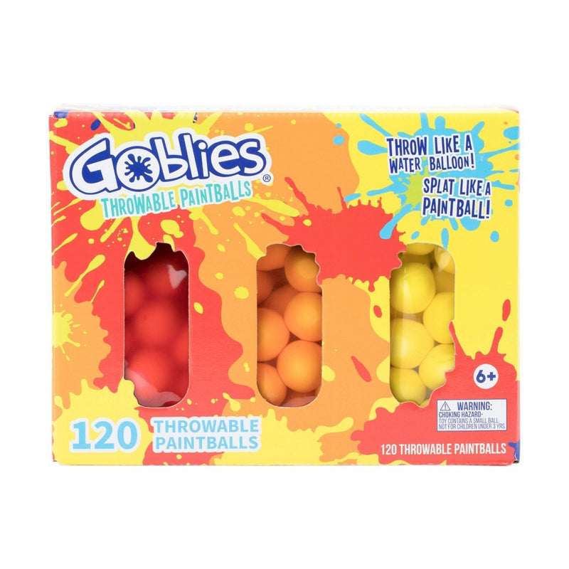 Goblies 3pk Throwable Paintballs - Red/Orange/Yellow