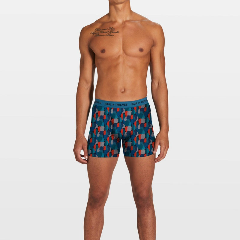 Pair of Thieves Men's Super Fit Faces Boxer Briefs 2pk - L