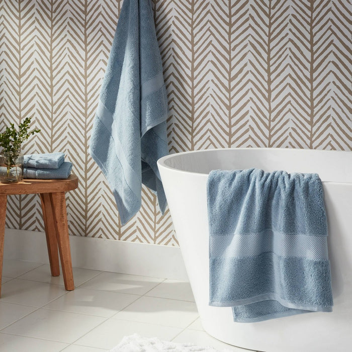 Performance Plus Oversized Bath Towel Light Blue - Threshold