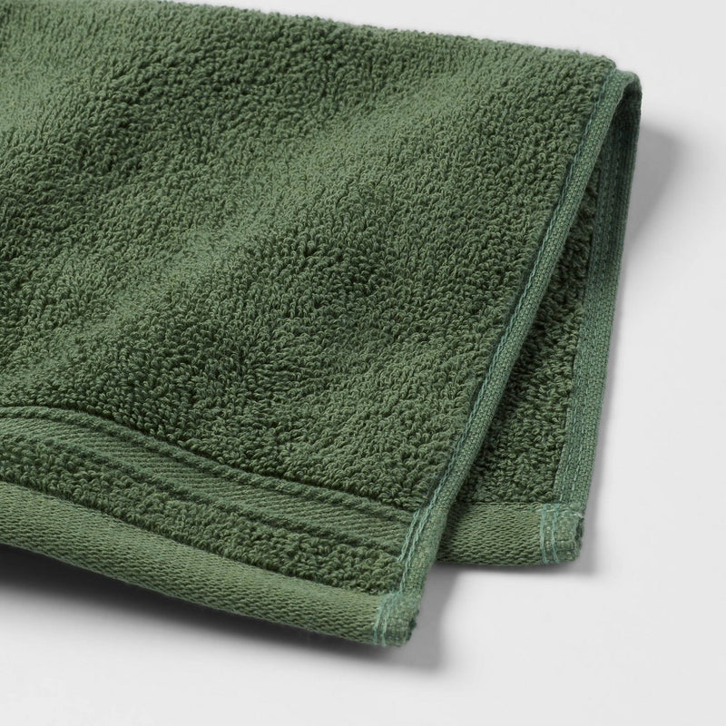 Performance Washcloth Dark Green - Threshold