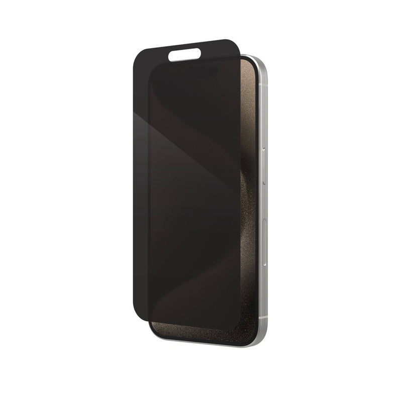 ZAGG Apple iPhone 15 Pro Glass Elite Privacy Screen Protector