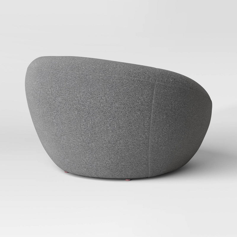 Round Swivel Chair Gray - Room Essentials (LOCAL PICKUP ONLY)