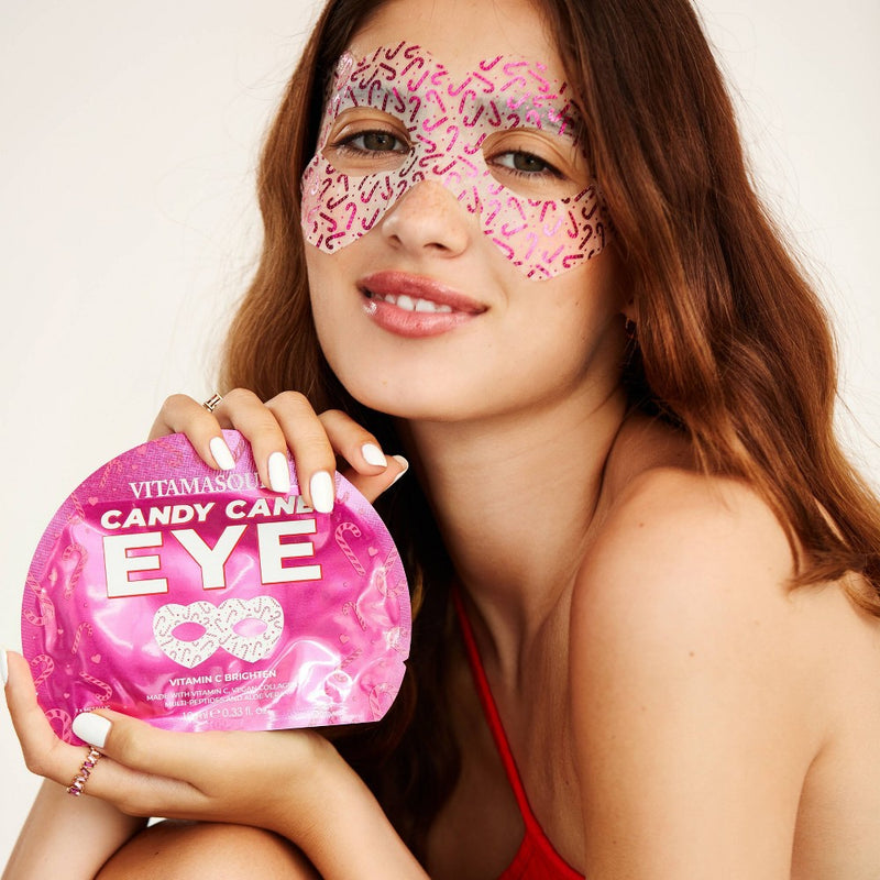 Vitamasques Candy Cane Goggle Eye Mask - 0.34 fl oz