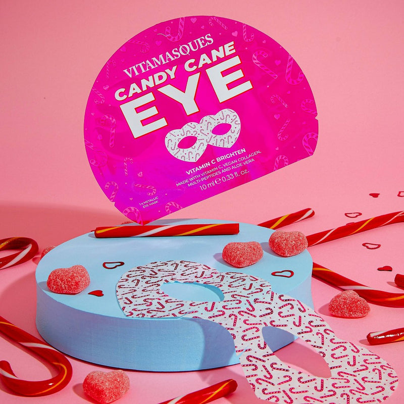 Vitamasques Candy Cane Goggle Eye Mask - 0.34 fl oz