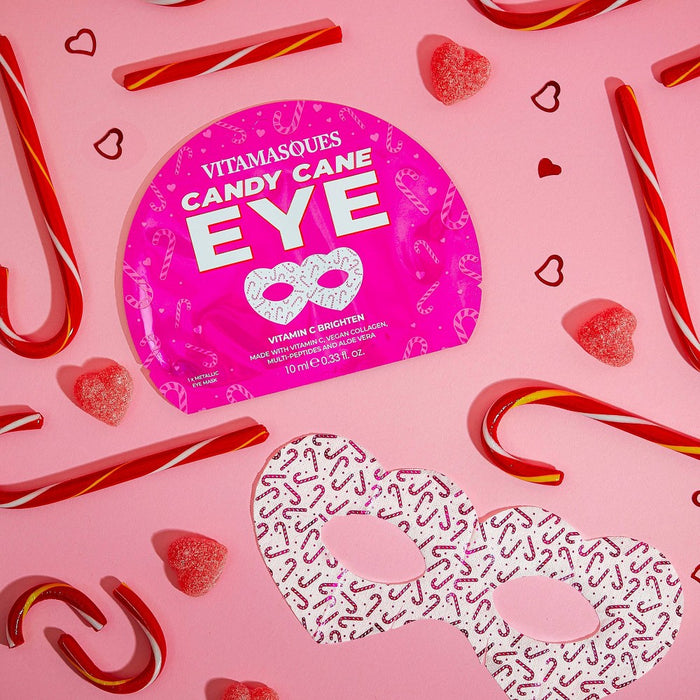 Vitamasques Candy Cane Goggle Eye Mask - 0.34 fl oz