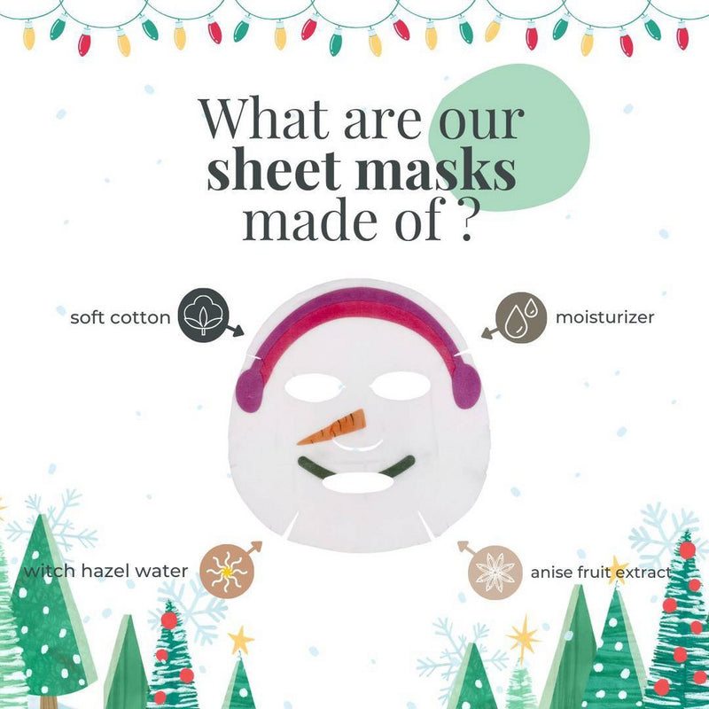 Fantasy by Masque Bar Snowman Hydrating Sheet Mask - 0.71 fl oz