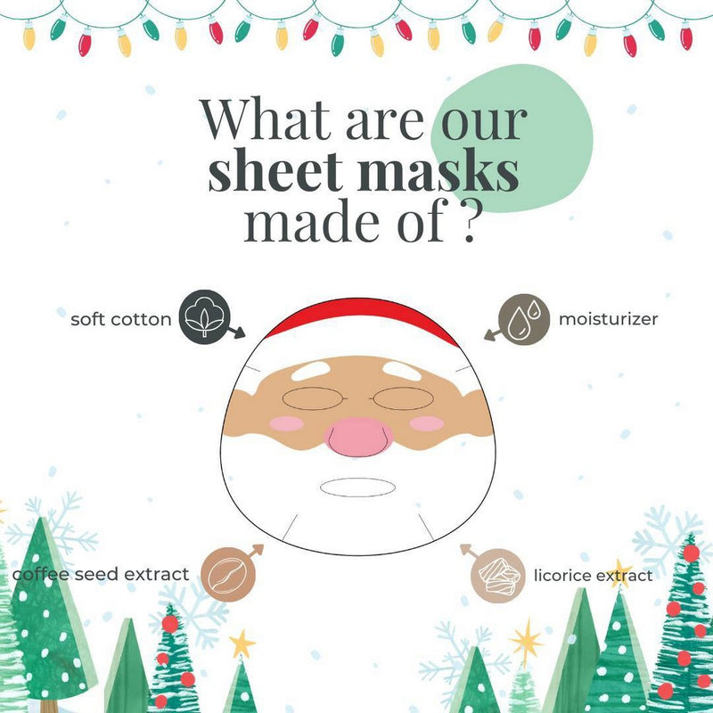 Fantasy by Masque Bar Santa Claus Purifying Sheet Mask - 0.71 fl oz