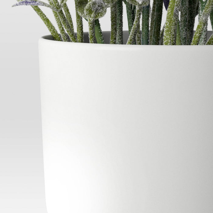 Artificial Mini Arrangement Potted Plant Lavender - Threshold