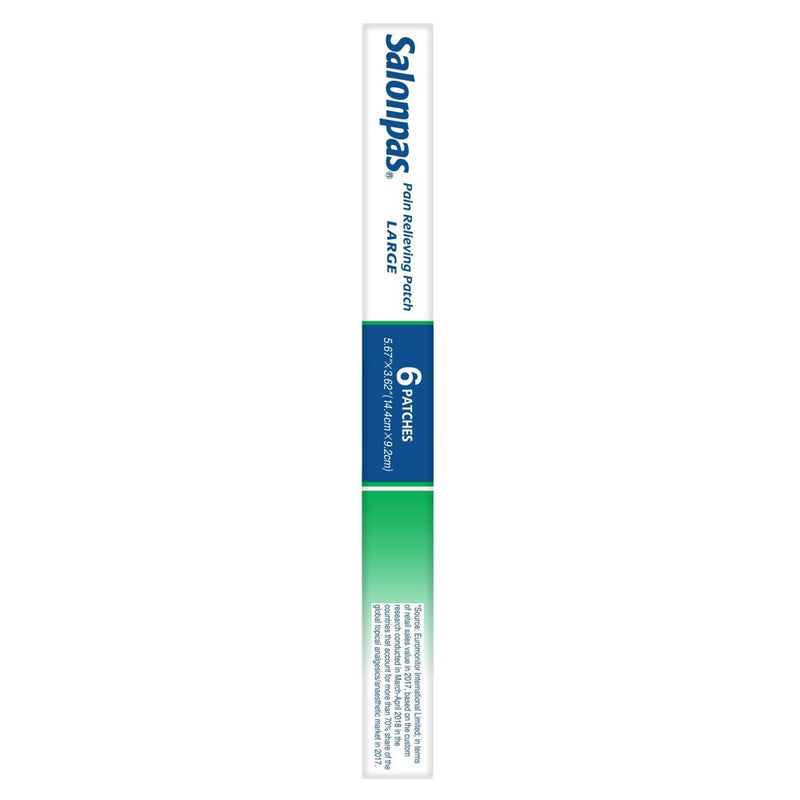 Salonpas Large Pain Relieving Patch - 6ct