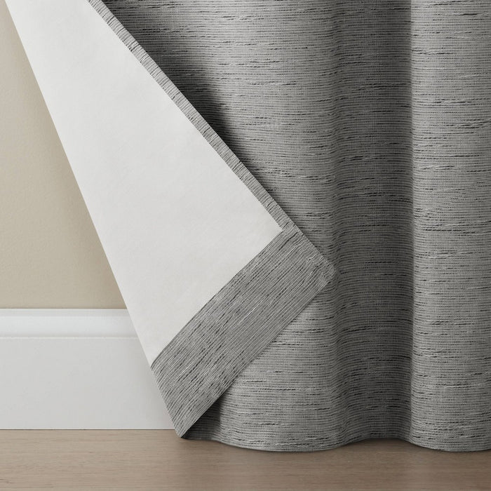 2pk 37"x84" Eclipse Blackout Adagio Curtain Panels Gray