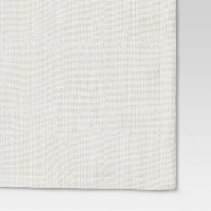 72" x 14" Cotton Solid Table Runner White - Threshold