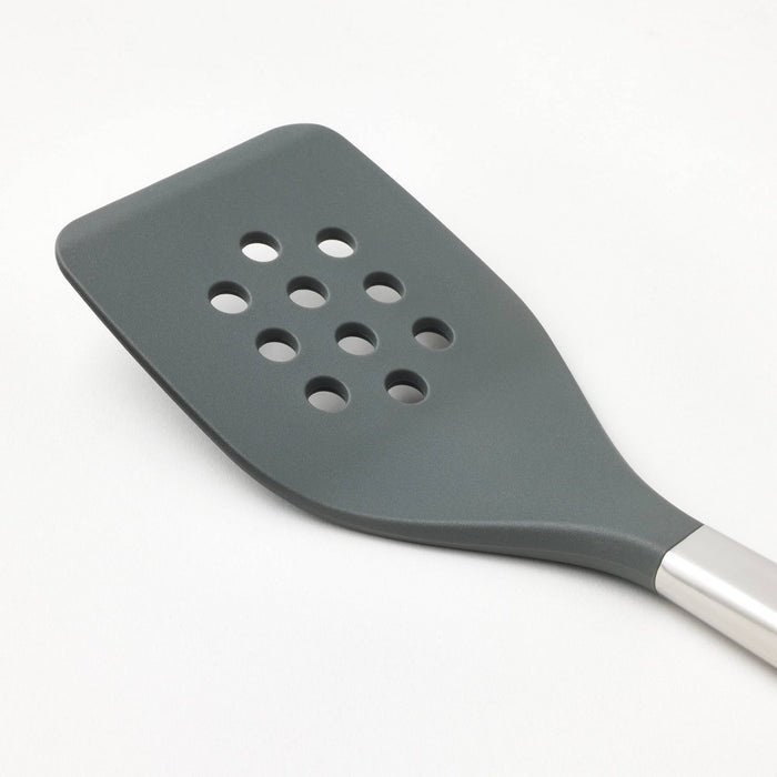 Stainless Steel and Nylon Slotted Turner Dark Gray - Figmint