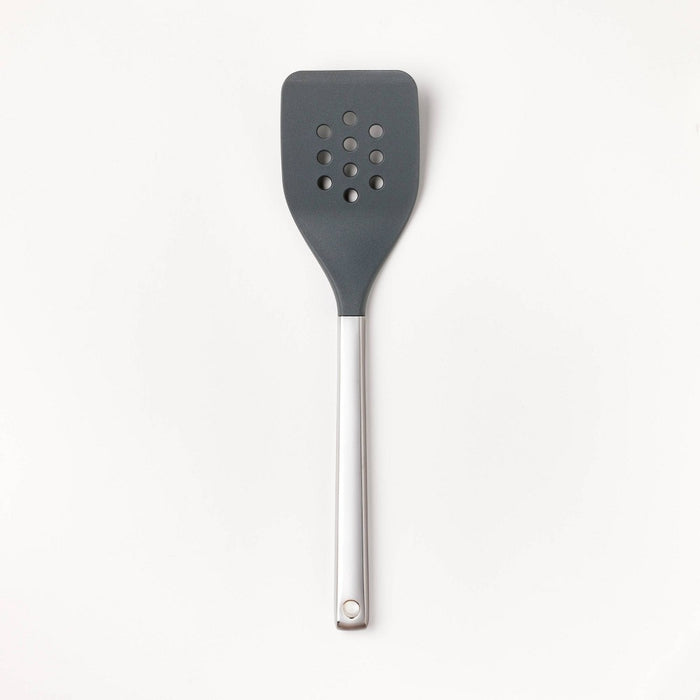 Stainless Steel and Nylon Slotted Turner Dark Gray - Figmint