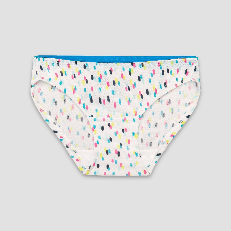 Fruit of the Loom Breathable Girls' 6pk Micro-Mesh Bikini - Colors May Vary 6
