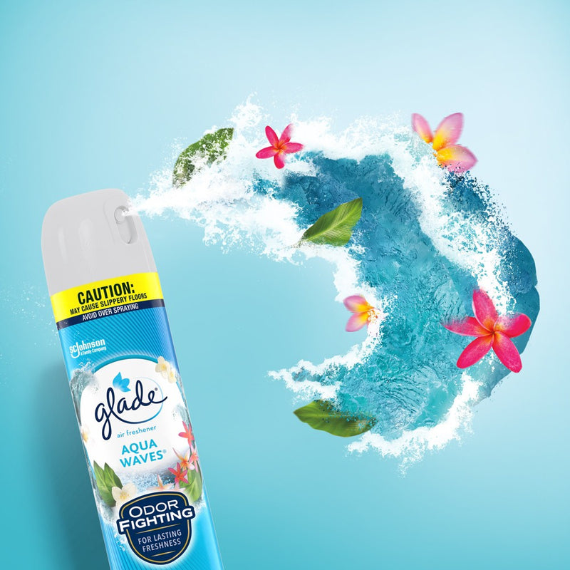 Glade Aerosol Room Spray Air Freshener - Aqua Waves - 8.3oz
