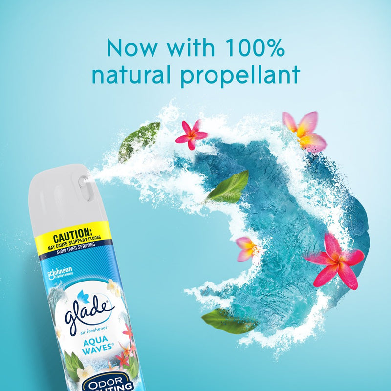 Glade Aerosol Room Spray Air Freshener - Aqua Waves - 8.3oz
