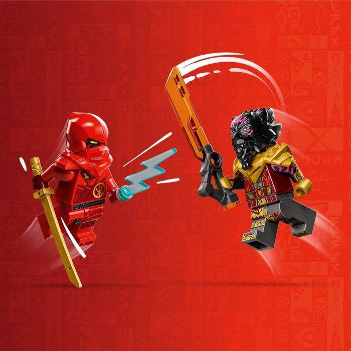 LEGO NINJAGO Kai and Ras's Car and Bike Battle Toddler Building Toy 71789